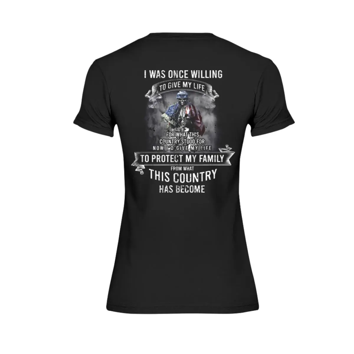 Veteran Patriot T-Shirt with American Flag Warrior Design - Protect Family Values 5 Veteran Patriot T Shirt with American Flag Warrior Design Protect Family Values 5