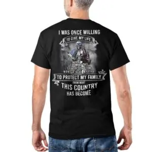 Veteran Patriot T-Shirt with American Flag Warrior Design - Protect Family Values 11 Veteran Patriot T Shirt with American Flag Warrior Design Protect Family Values 6