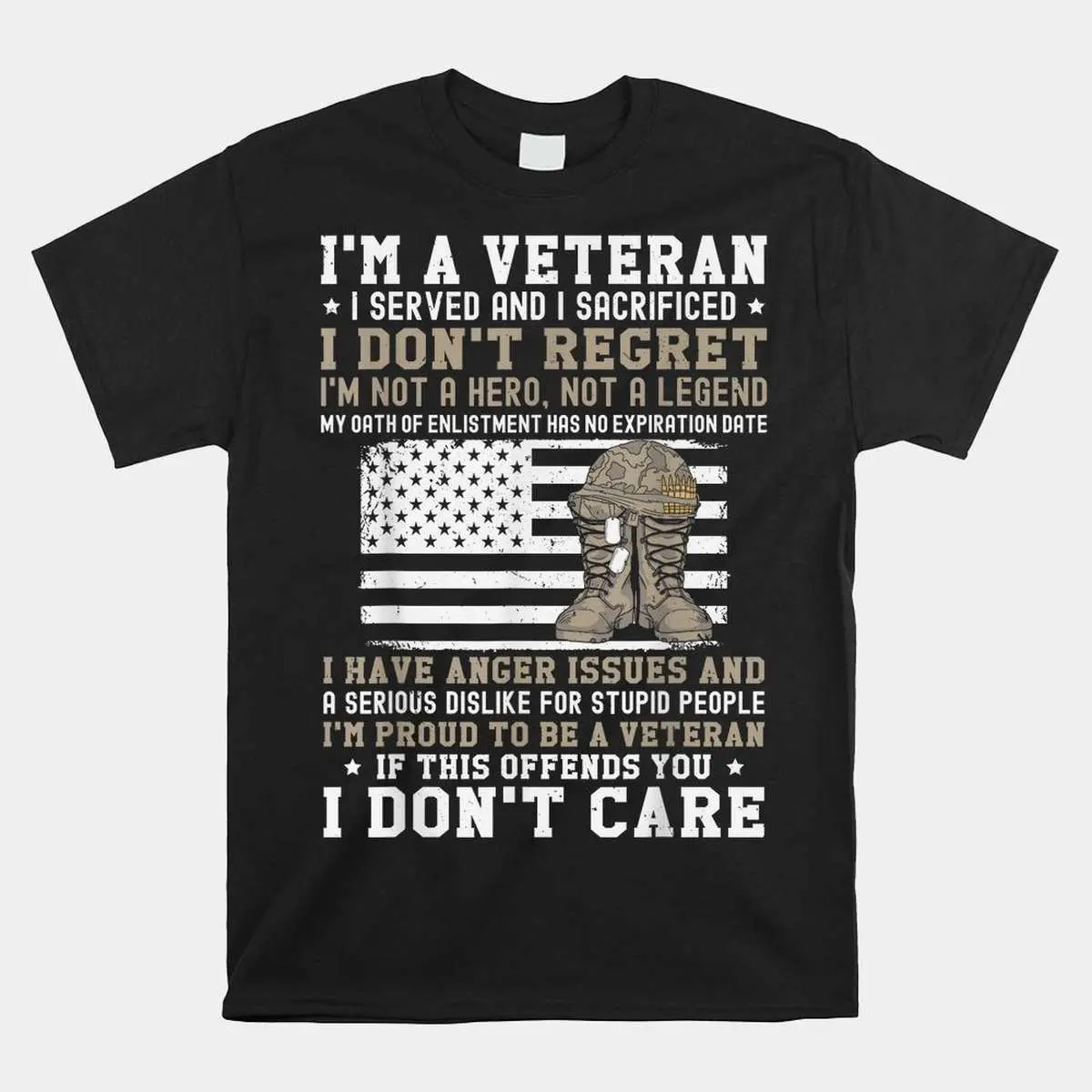 Veteran Patriotic Anger Issue T-Shirt 10 Veteran Patriotic Anger Issue T Shirt 1