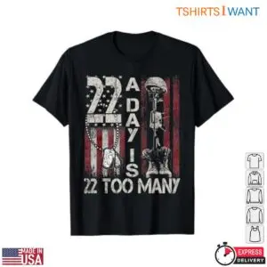 Veteran Suicide Awareness Ribbon T Shirt 22 A Day Tribute 1 1.jpg