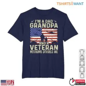 Veteran T-Shirts - American Flag Patriotic Dad & Grandpa Family Pride Tee 8 Veteran T Shirts Patriotic Dad Grandpa Family Tee 2 1 1.jpg
