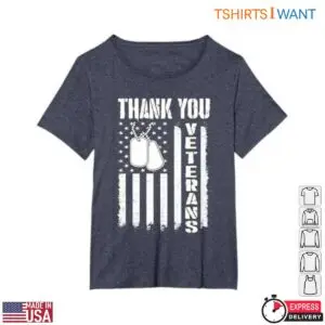 Veterans Day Appreciation T-Shirt - Thank You Veterans with Dog Tags & Stars Design 8 Veterans Day Appreciation Thank You Veterans Dog Tag Tee 3 1.jpg