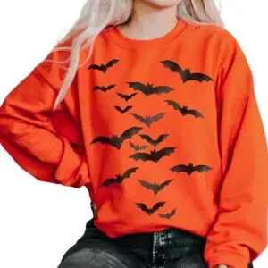 Vintage Bats Sweatshirt Halloween Bats Bats Halloween 1
