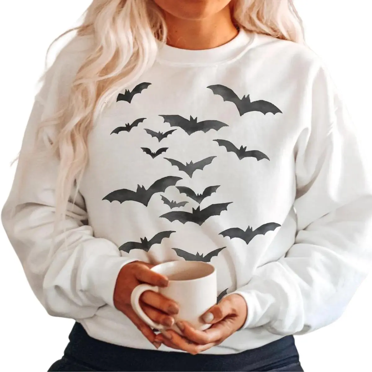 Vintage Bats Sweatshirt Halloween Bats Bats Halloween 2