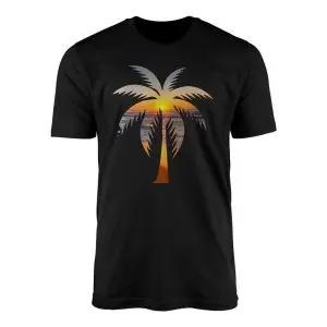 Vintage Beach Sunset Palm Tree Ocean T Shirt 1 1.jpg