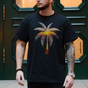 Vintage Beach Sunset Palm Tree Ocean T Shirt 4 1.jpg