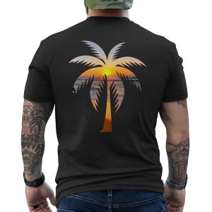 Vintage Beach Sunset Palm Tree Ocean T Shirt 6 1.jpg