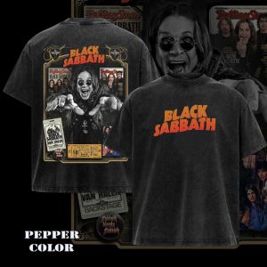 Vintage Black Sabbath Graphic T Shirt Ozzy Rock Band Tour Tee 1