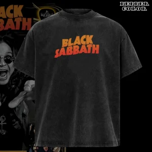 Vintage Black Sabbath Graphic T Shirt Ozzy Rock Band Tour Tee 3
