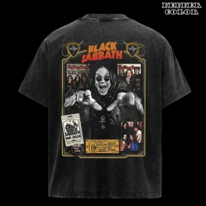 Vintage Black Sabbath Graphic T Shirt Ozzy Rock Band Tour Tee 4