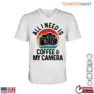Vintage Camera T-Shirt - Coffee and Photography Lover Gift Tee 7 Vintage Camera T Shirt Coffee Camera Lover 2 1.jpg