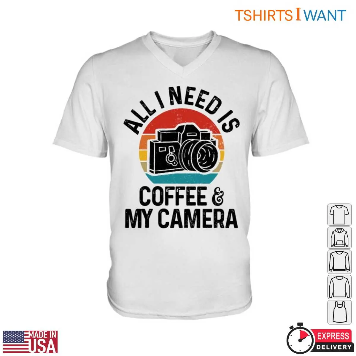 Vintage Camera T Shirt Coffee Camera Lover 2 1.jpg