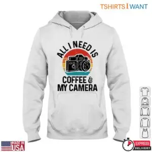 Vintage Camera T-Shirt - Coffee and Photography Lover Gift Tee 9 Vintage Camera T Shirt Coffee Camera Lover 4 1.jpg