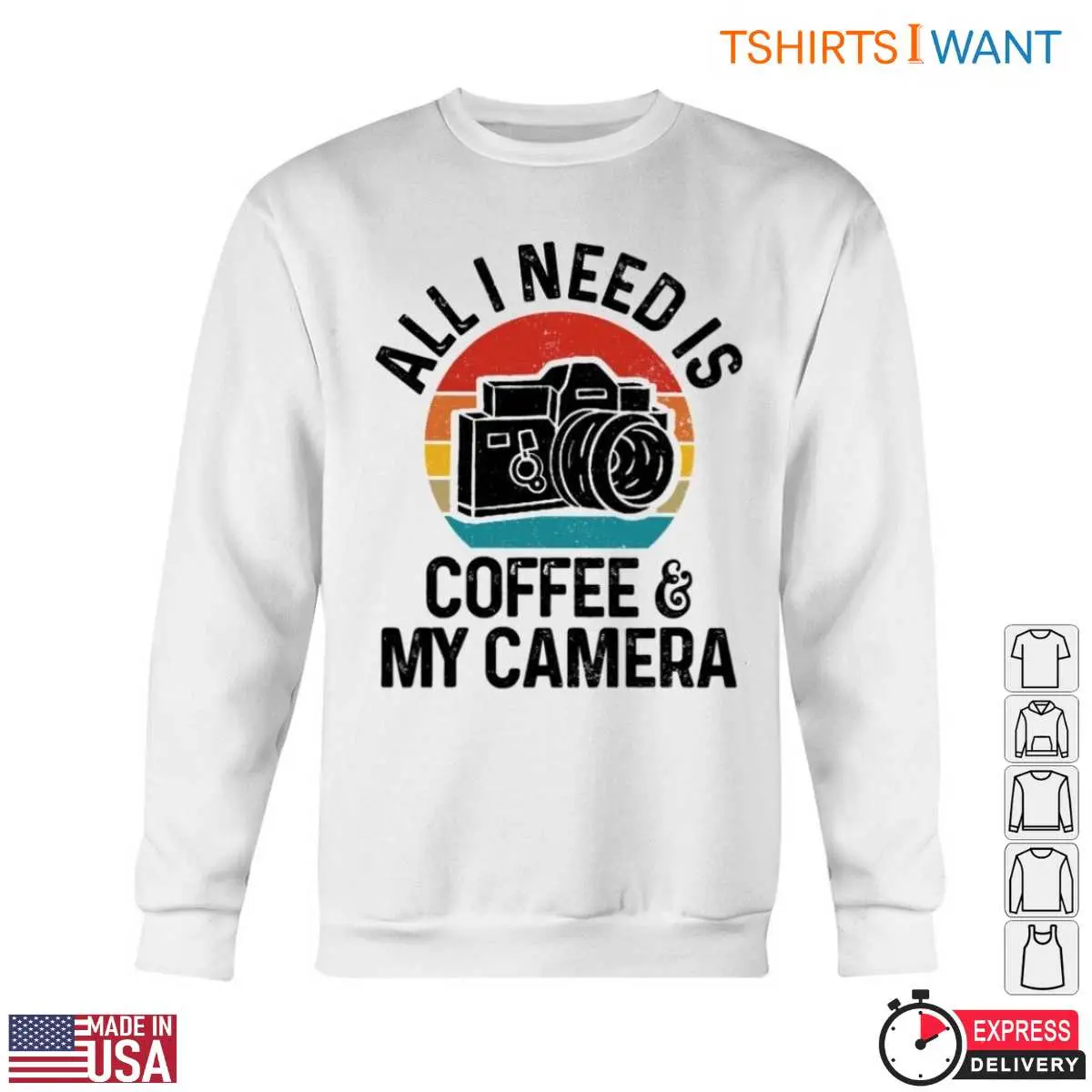 Vintage Camera T Shirt Coffee Camera Lover 5 1.jpg