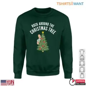 Vintage Christmas Tree T-Shirt - Rockin' Santa Graphic 8 Vintage Christmas Tree T Shirt Rockin Santa Graphic 4 1.jpg
