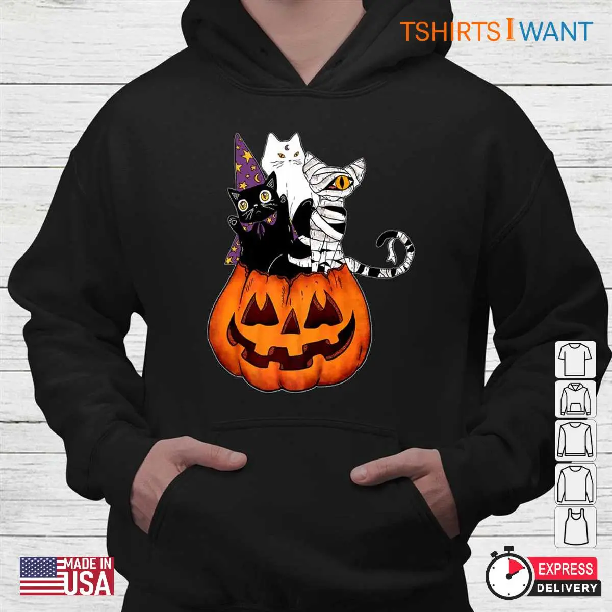 Vintage Halloween Cat Shirt Retro Feline Pumpkin Tee 4 1.jpg