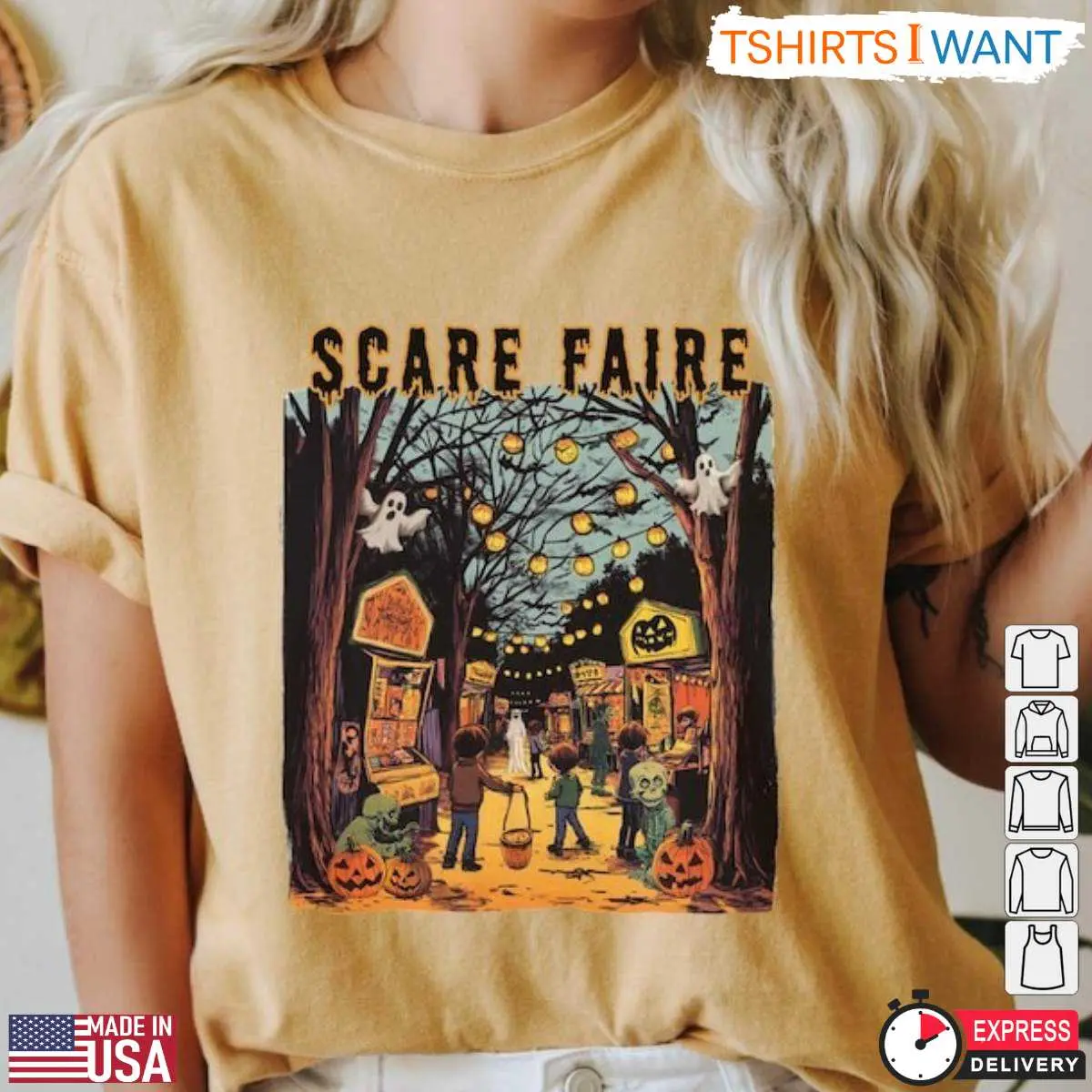 Vintage Halloween T Shirts Scare Faire Design 5 1.jpg