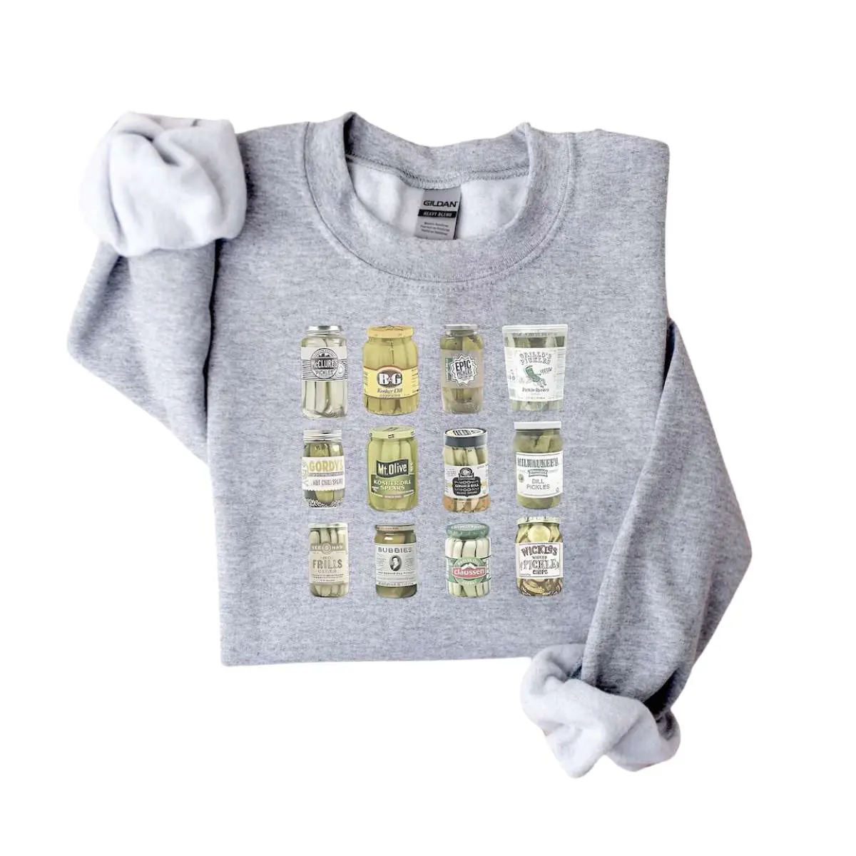 Vintage Pickle Sweatshirt Delightful Gift for Pickle Lovers 1
