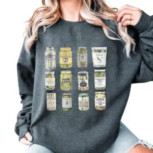 Vintage Pickle Sweatshirt - Delightful Gift for Pickle Lovers 6 Vintage Pickle Sweatshirt Delightful Gift for Pickle Lovers 2