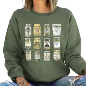 Vintage Pickle Sweatshirt - Delightful Gift for Pickle Lovers 7 Vintage Pickle Sweatshirt Delightful Gift for Pickle Lovers 3
