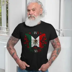 Viva Mexico Butterfly Flag Eagle Roses Heritage Pride T-Shirt 13 Viva Mexico Butterfly Flag Eagle Roses Heritage Pride T Shirt 7 1.jpg