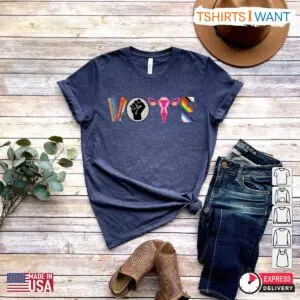 Vote Shirt – Banned Books, Reproductive Rights, BLM, Pro Roe, LGBTQ Activism Tee 6 Vote Shirt – Banned Books, Reproductive Rights, BLM, Pro Roe, LGBTQ Activism Tee 3
