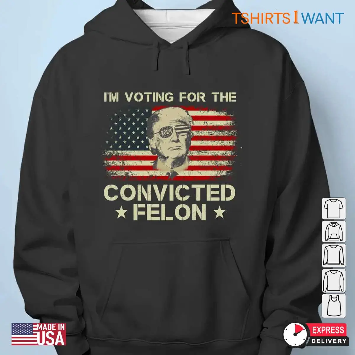 Vote for Convicted Felon: Trump Knows Who You Vote For Shirt 13 Vote for Convicted Felon Trump Knows Your Vote Shirt 5
