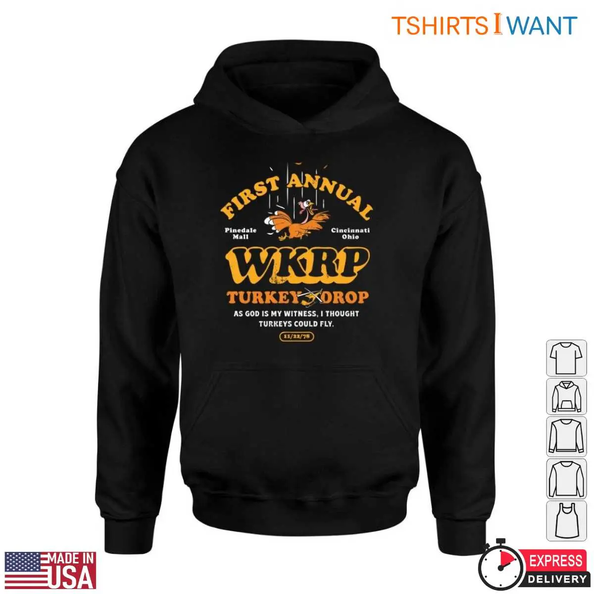 WKRP Turkey Drop T Shirt Iconic Thanksgiving Drop Tee 5 1.jpg
