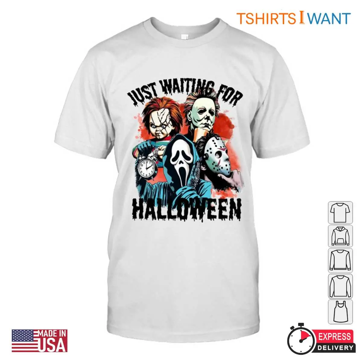 Waiting for Halloween Horror Characters Shirt 4 1.jpg
