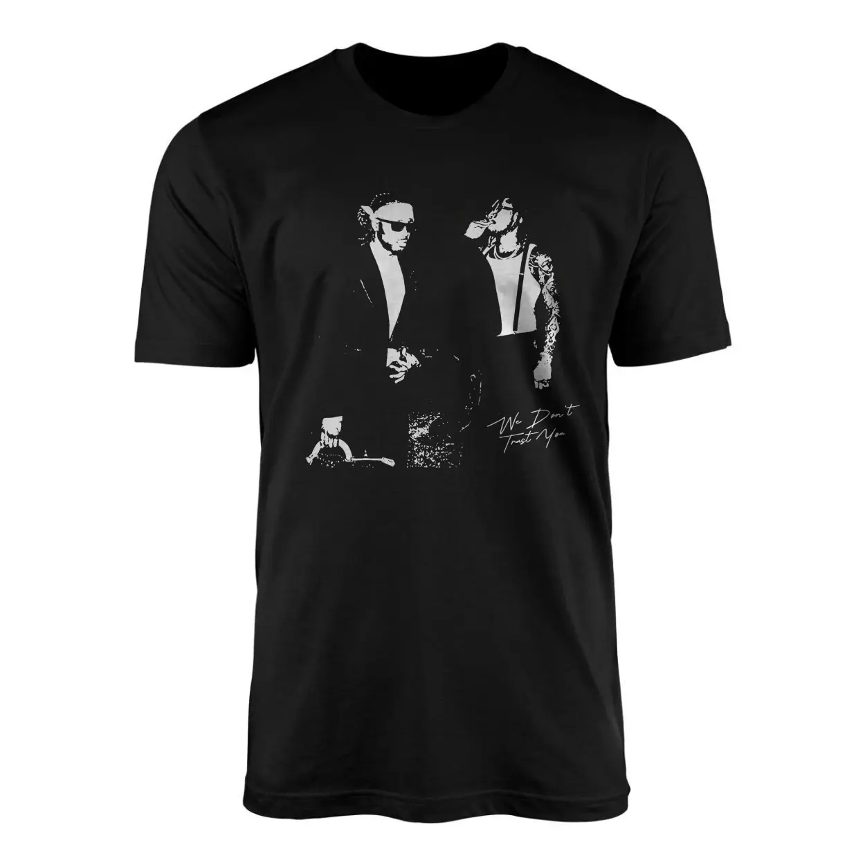 We Dont Trust You T Shirt E28093 Trap Album Inspired Black and White Tee 1.jpg