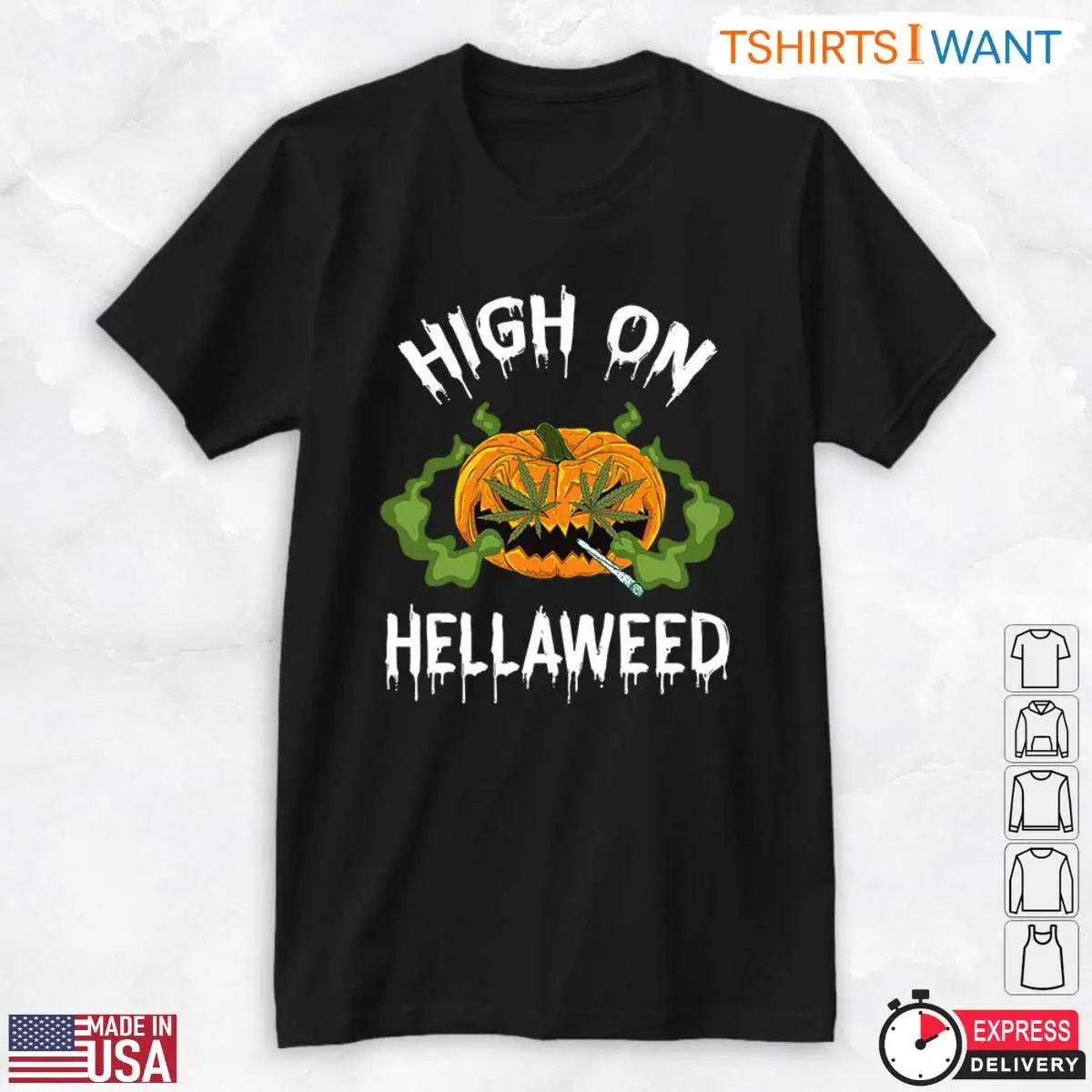Weed Halloween Horror Pumpkin T Shirt 1 1.jpg