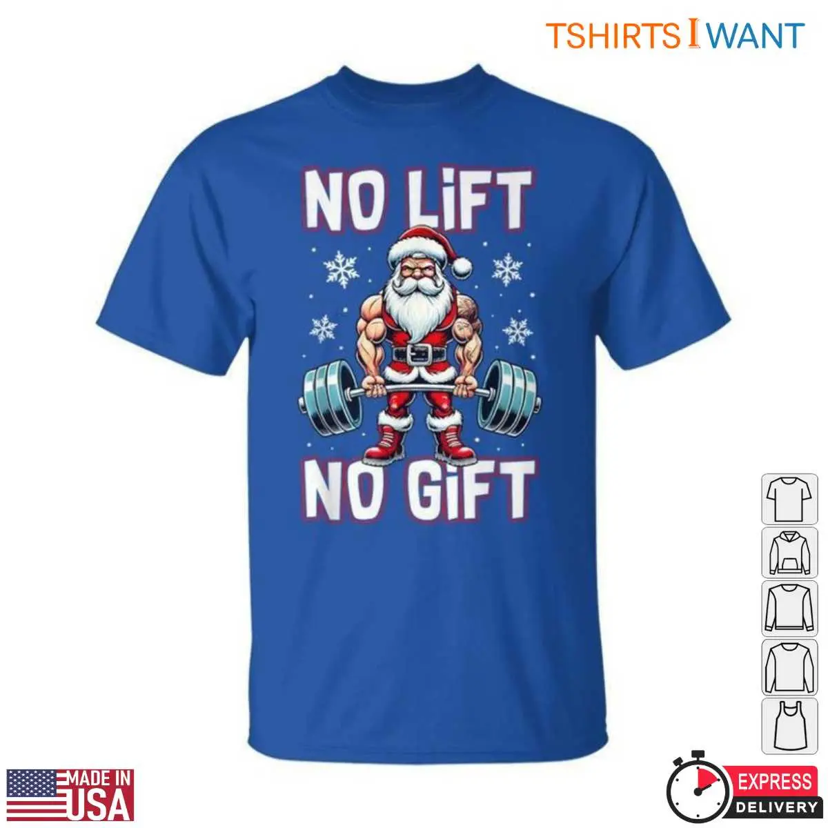 Weightlifting Santa No Lift No Gift Funny Holiday Graphic Tee 3 Weightlifting Santa Funny Holiday Tee 3 1.jpg