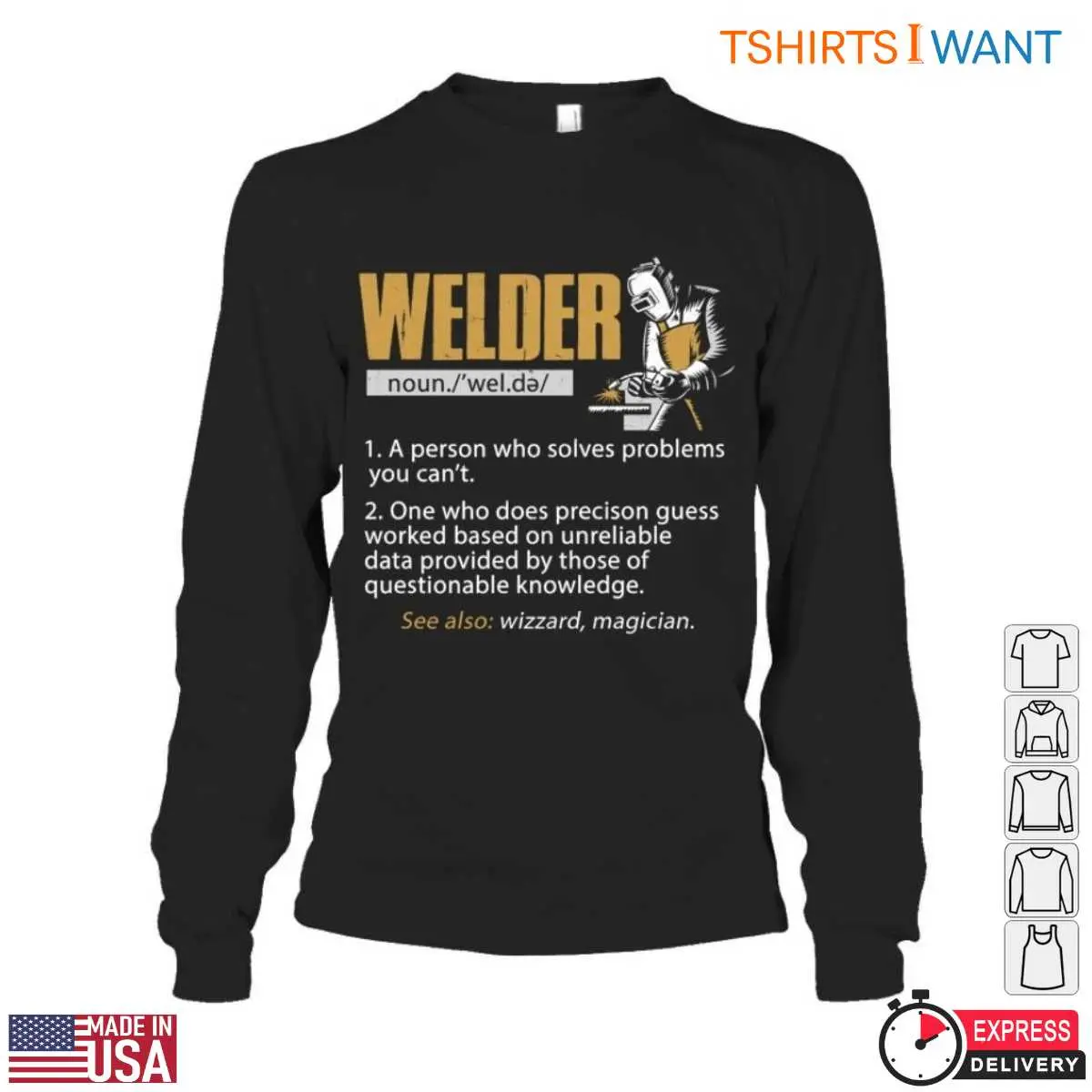 Welder T Shirt Professional Problem Solver 5 1.jpg