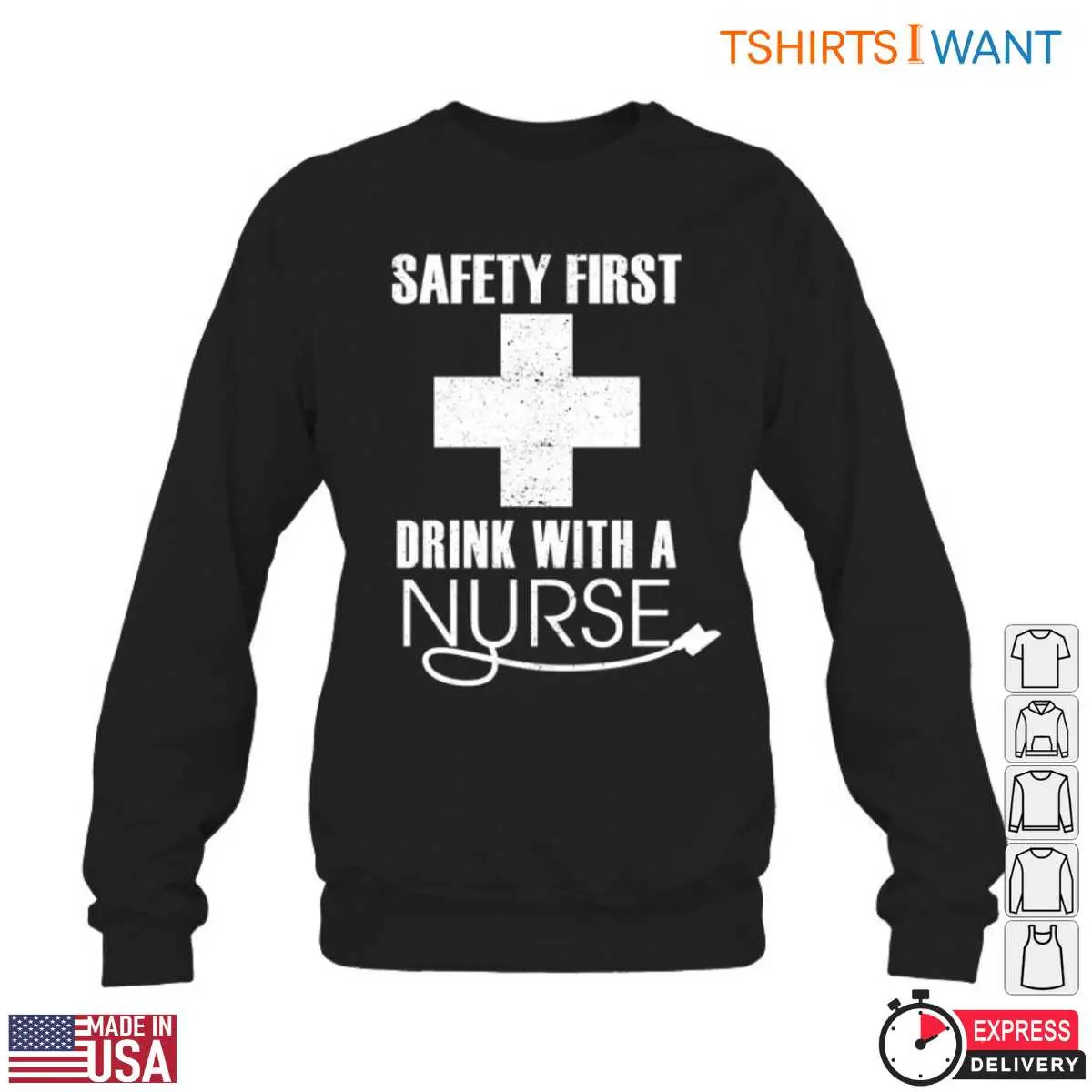 White Plus Sign Nurse Safety T Shirt 6 1.jpg