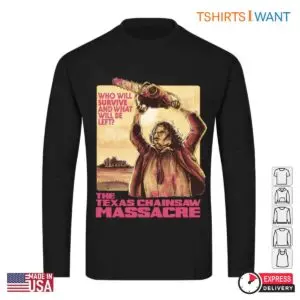 Who Will Survive Texas Chainsaw Massacre T-Shirt - Vintage Leatherface Horror Movie Tee 6 Who Will Survive Texas Chainsaw Massacre T Shirt Vintage Leatherface Horror Movie Tee 2 1.jpg