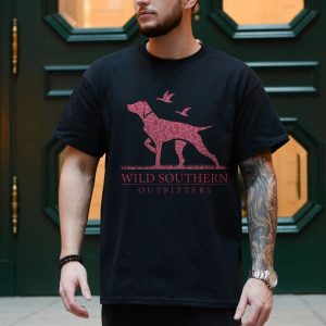 Wild Southern Outfitters T shirt E28093 Pink Camo Hunting Dog Graphic Tee 4.jpg