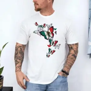 Wings of Freedom – Mexico Flag Butterfly T-shirt 10 Wings of Freedom E28093 Mexico Flag Butterfly T shirt 4 1.jpg