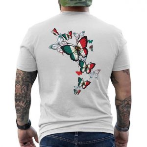 Wings of Freedom E28093 Mexico Flag Butterfly T shirt 6 1.jpg