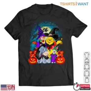 Winnie the Pooh Halloween T Shirt Cute Disney Friends in Costume Graphic Tee 1 1 1.jpg