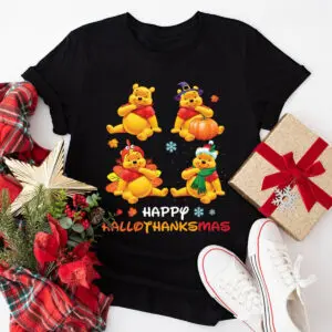 Winnie The Pooh Happy Hallothanksmas Shirt 11 Winnie the Pooh Happy Hallothanksmas Sweatshirt 2 1