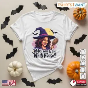 Witch Way To The White House Kamala Harris 2024 Halloween Shirt – Election Gift for Democrats 11 Witch Way To The White House Kamala Harris 2024 Halloween Shirt – Election Gift for Democrats 6
