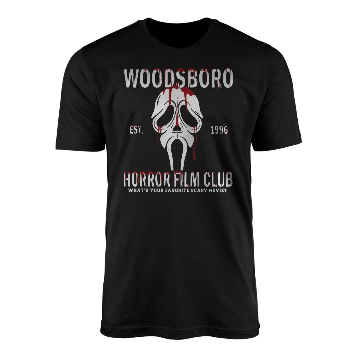 Woodsboro Horror Film Club T Shirt Scream Ghostface 90s Movie Tee 1 1.jpg