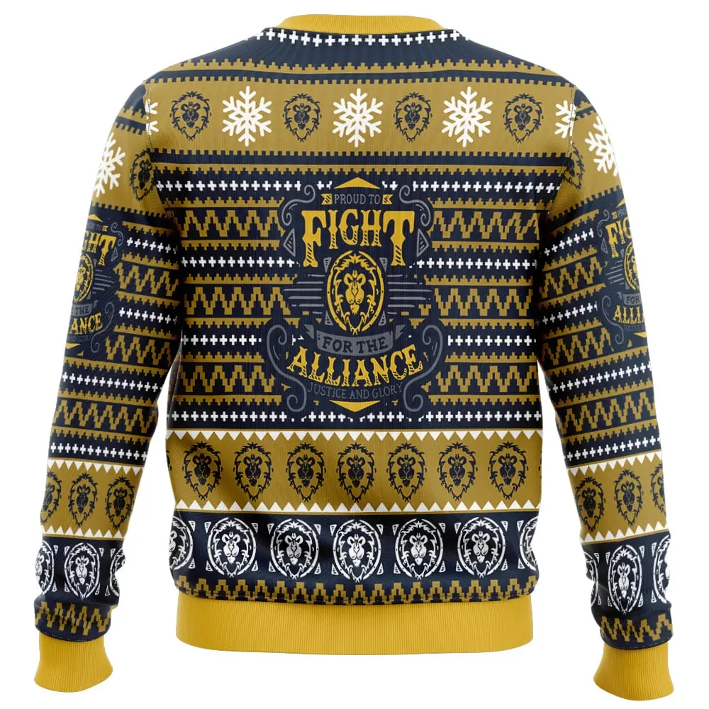 World Of Warcraft Christmas Sweater: Fight for Alliance 1 World Of Warcraft Christmas Sweater Fight for Alliance 1 1.jpg