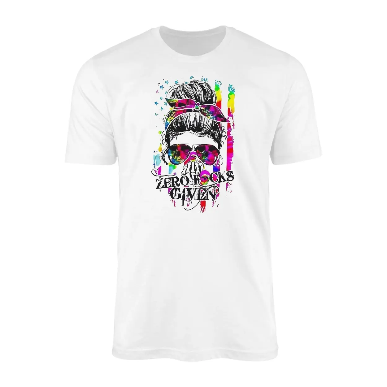 Zero Fks Given Colorful Skull T-Shirt – Bold & Expressive Style 1 Zero Fks Given Colorful Skull T Shirt E28093 Bold Expressive Style 1 1.jpg