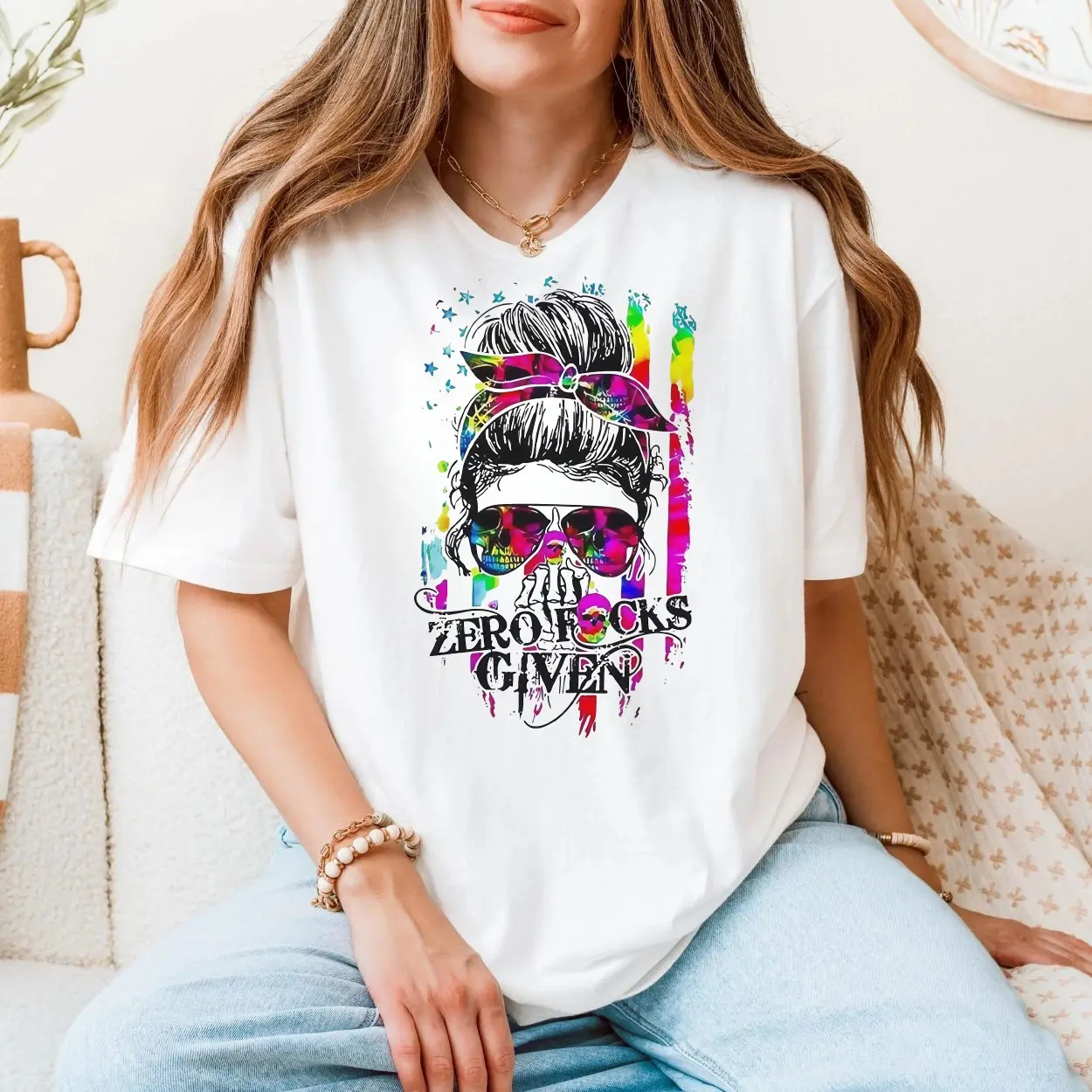 Zero Fks Given Colorful Skull T-Shirt – Bold & Expressive Style 5 Zero Fks Given Colorful Skull T Shirt E28093 Bold Expressive Style 5 1.jpg
