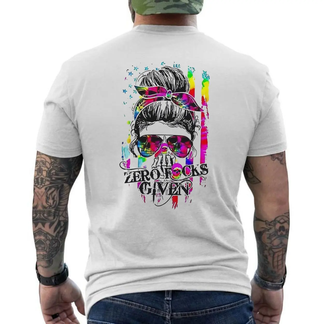 Zero Fks Given Colorful Skull T-Shirt – Bold & Expressive Style 6 Zero Fks Given Colorful Skull T Shirt E28093 Bold Expressive Style 6 1.jpg