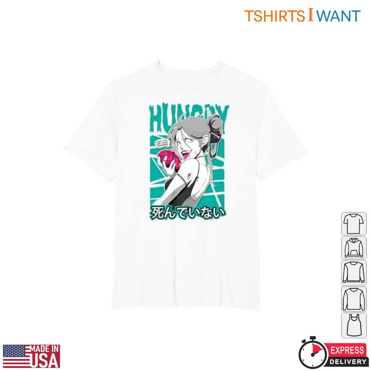 Zombie Girl T-Shirt Edgy Anime Graphics 2 Zombie Girl T Shirt Edgy Anime Graphics 2 1.jpg