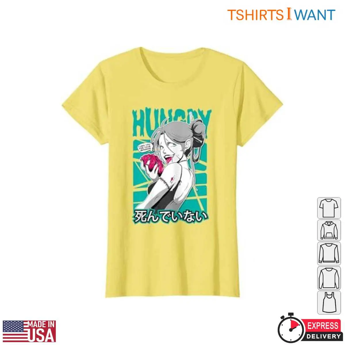 Zombie Girl T-Shirt Edgy Anime Graphics 5 Zombie Girl T Shirt Edgy Anime Graphics 5 1.jpg