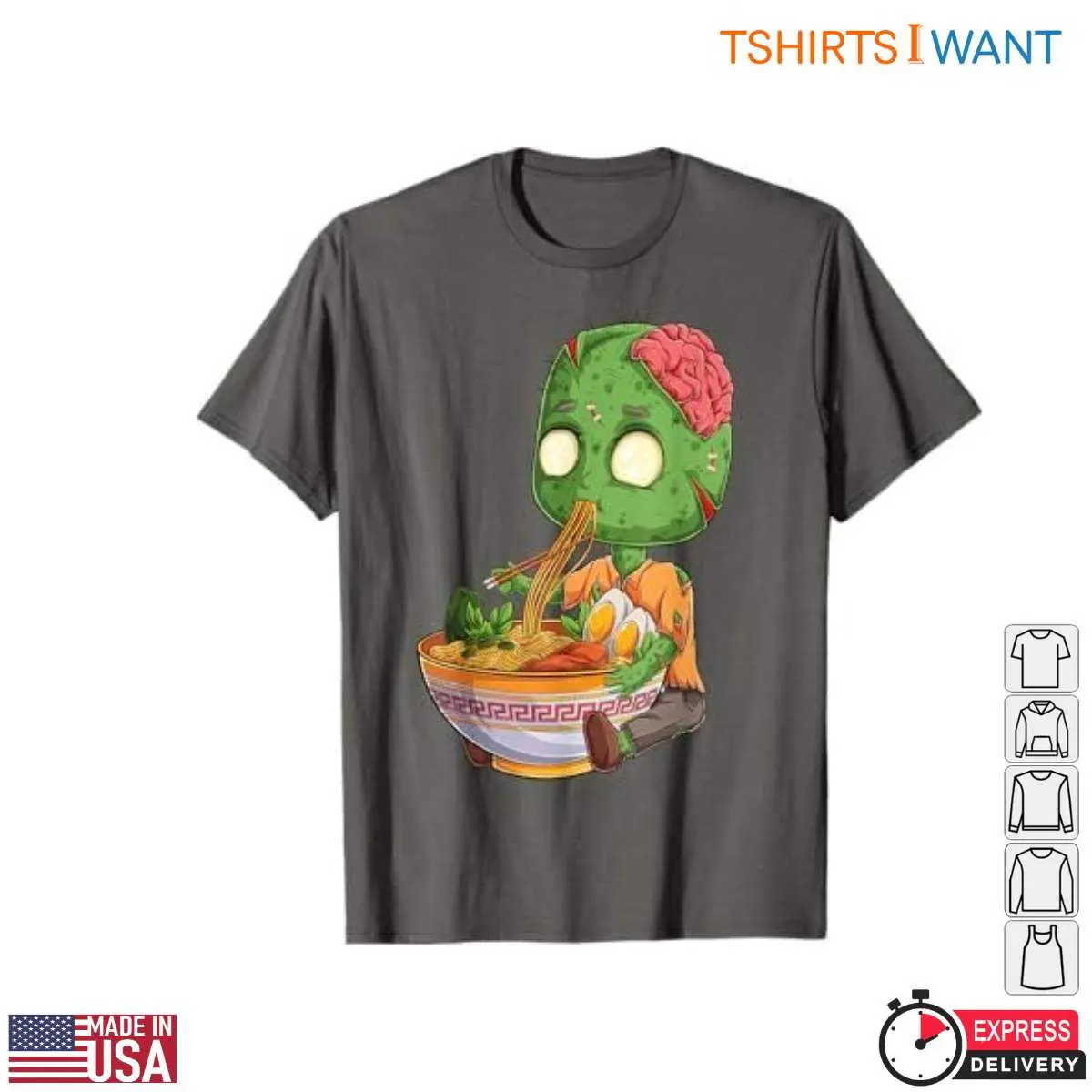 Zombie Halloween Costume Ramen Eater T Shirt 2 1.jpg