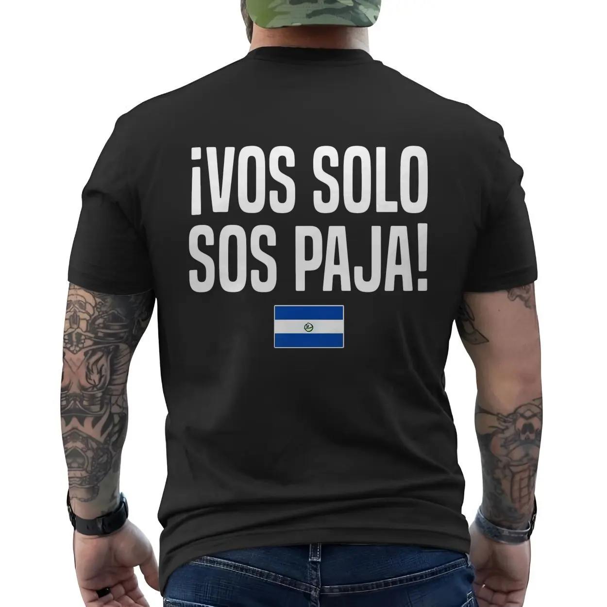 iVos Solo Sos Paja! T shirt – Funny Nicaraguan Slang Tee 6